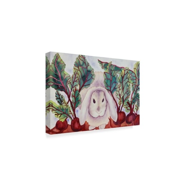 Carissa Luminess 'Bunny With Beets' Canvas Art,12x19